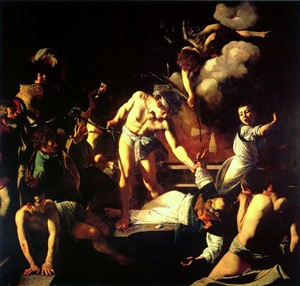 The Martyrdom of Saint Matthew by Caravaggio, 1599–1600