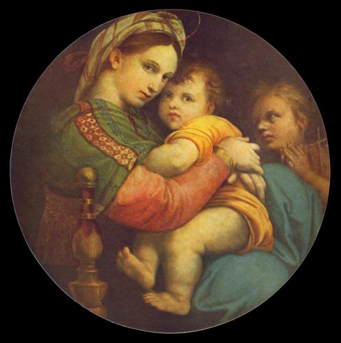 Madonna of the Chair by Raphael, c. 1512–1514