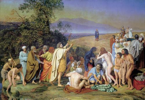 The Appearance of Christ Before the People by Alexander Andreyevich Ivanov, 1837–1857