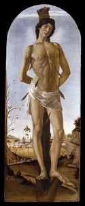Saint Sebastian by Sandro Botticelli, 1474