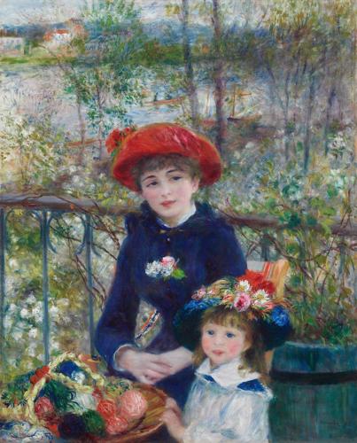 Two Sisters (On the Terrace) by Pierre-Auguste Renoir, 1881