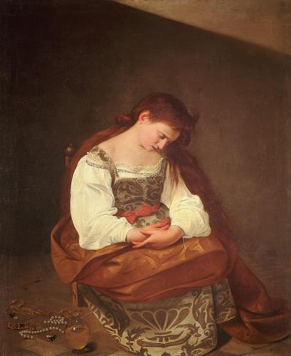 Penitent Magdalene by Caravaggio, c. 1594–1595