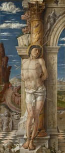 Saint Sebastian (Vienna version) by Andrea Mantegna, c. 1457–1459