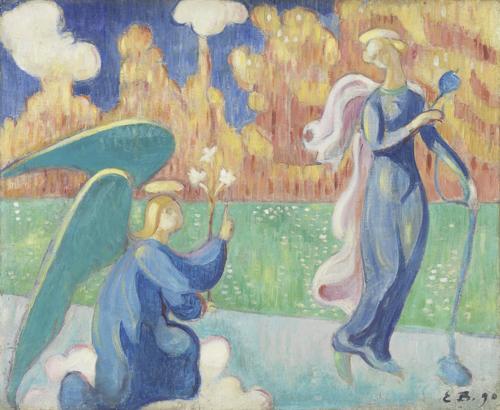 Annunciation by Émile Bernard, 1890