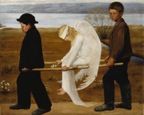 The Wounded Angel by Hugo Simberg, 1903