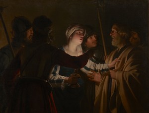 The Denial of Saint Peter by Gerrit van Honthorst