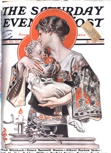 Modern Madonna and Child by J. C. Leyendecker, 1922