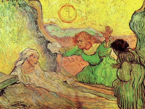 The Raising of Lazarus (after Rembrandt) by Vincent van Gogh, 1890