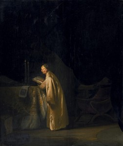 Zechariah Writing Down the Name of His Son John by Attributed to Jan Lievens, c. 1631–1632