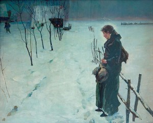 Christmas Eve (Der heilige Abend) by Fritz von Uhde, c. 1890