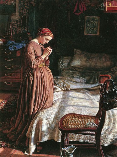 Morning Prayer by William Holman Hunt, c. 1866