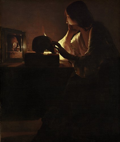 The Repentant Magdalen by Georges de La Tour, c. 1635–40