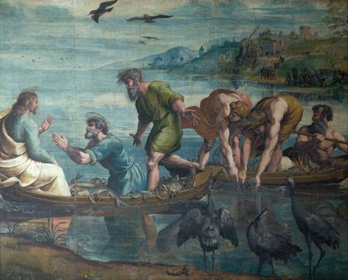 The Miraculous Draught of Fishes by Raphael, c. 1515–1516