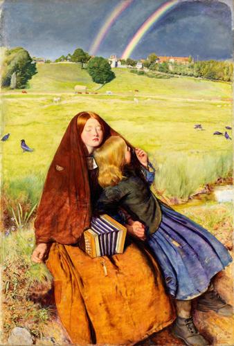 The Blind Girl by John Everett Millais, 1856