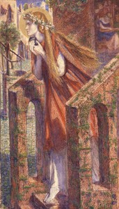 Mary Magdalene Leaving the House of Feasting by Dante Gabriel Rossetti, 1857