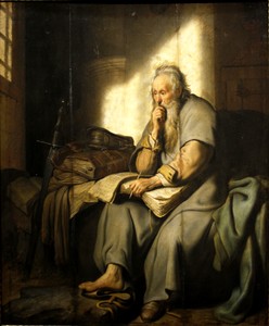Saint Paul in Prison by Rembrandt, 1627