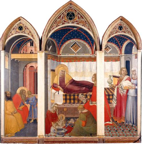 Nativity of the Virgin by Pietro Lorenzetti