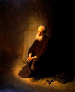 The Apostle Peter in Prison by Rembrandt
