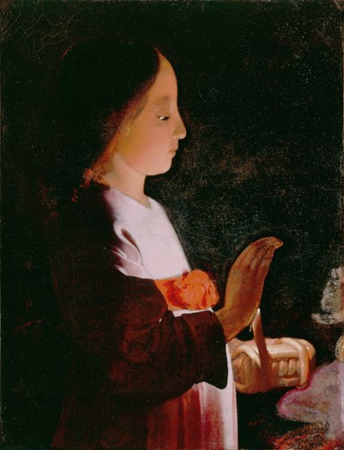 Young Virgin Mary by Georges de La Tour, c. 1640