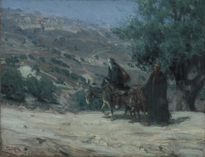 Flight into Egypt by Henry Ossawa Tanner, 1899