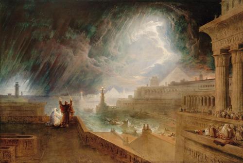 The Seventh Plague of Egypt by John Martin, 1823