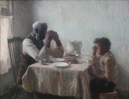 The Thankful Poor by Henry Ossawa Tanner, 1894