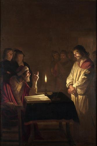 Christ Before the High Priest by Gerard van Honthorst, c. 1617