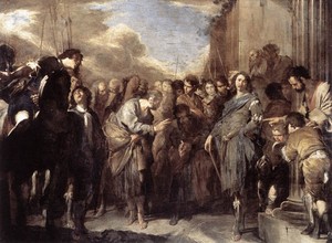 Saint Peter and Cornelius the Centurion by Bernardo Cavallino