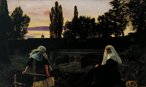 The Vale of Rest by John Everett Millais, 1858–59