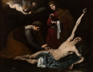 Saint Sebastian Tended by the Holy Women by Jusepe de Ribera, c. 1620–1623