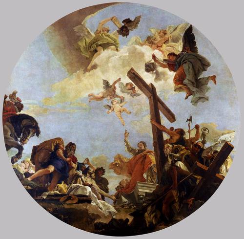 The Exaltation of the Cross and Saint Helena by Giovanni Battista Tiepolo, c. 1745