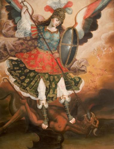 Saint Michael the Archangel by Cuzco School, 18th century