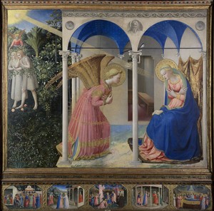 The Annunciation by Fra Angelico, 1425–1426