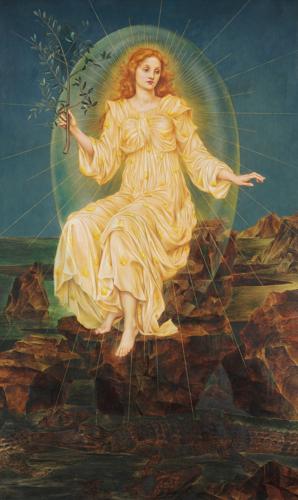 Lux in Tenebris by Evelyn De Morgan, 1895