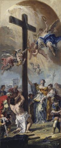 The Exaltation of the True Cross by Sebastiano Ricci, 1733