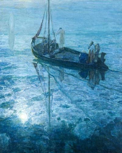 The Disciples See Christ Walking on the Water by Henry Ossawa Tanner, 1907