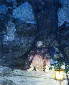 The Sleeping Disciples by Henry Ossawa Tanner, c. 1923