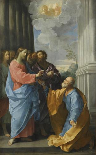 Christ Giving the Keys to Saint Peter by Guido Reni