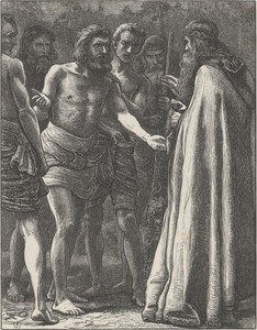 The Labourers in the Vineyard by John Everett Millais, 1863 design; 1864 print