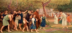 Invitation to the Feast by Eugène Burnand, c. 1899–1900