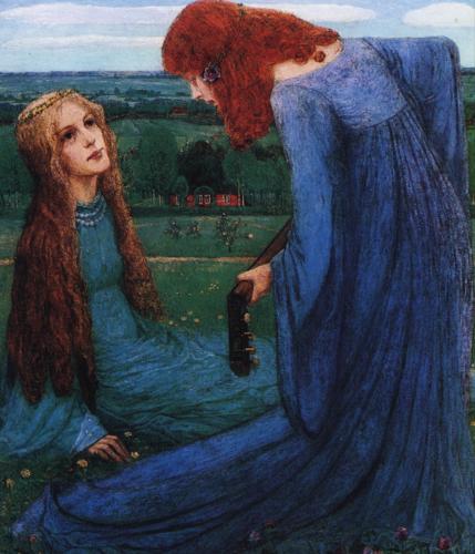 Annunciation by Heinrich Vogeler, 1901