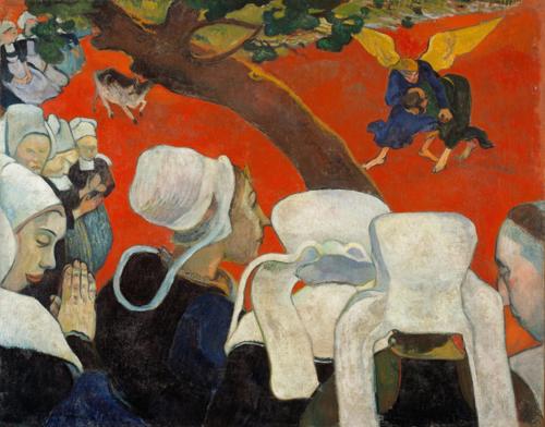 Vision After the Sermon by Paul Gauguin, 1888