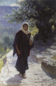 Mary Went into the Hill Country by Vasily Polenov