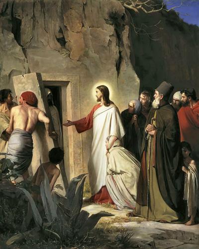 The Raising of Lazarus by Carl Bloch, 1870