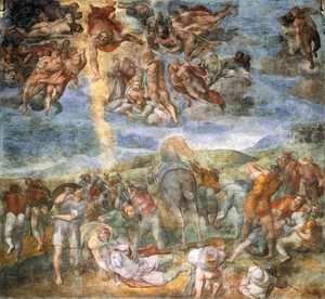 The Conversion of Saul by Michelangelo, 1542–1545