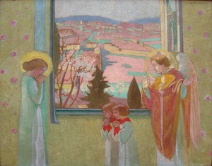 Annunciation at the Priory Window by Maurice Denis, 1916
