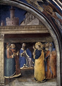 Dispute before the Sanhedrin (detail) by Fra Angelico, c. 1447–49
