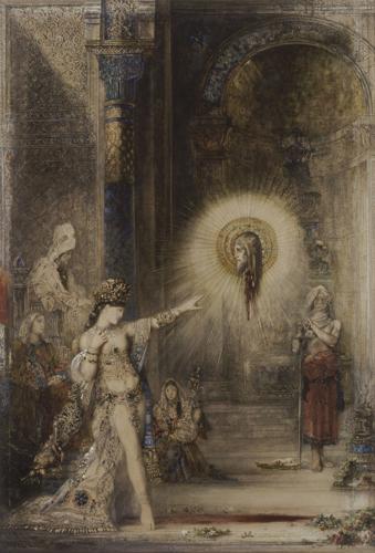 The Apparition of the Head of St John the Baptist by Gustave Moreau, 1874–1876