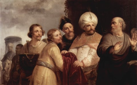 Pieter de Grebber, Elisha Refusing Gifts from Naaman (1637)