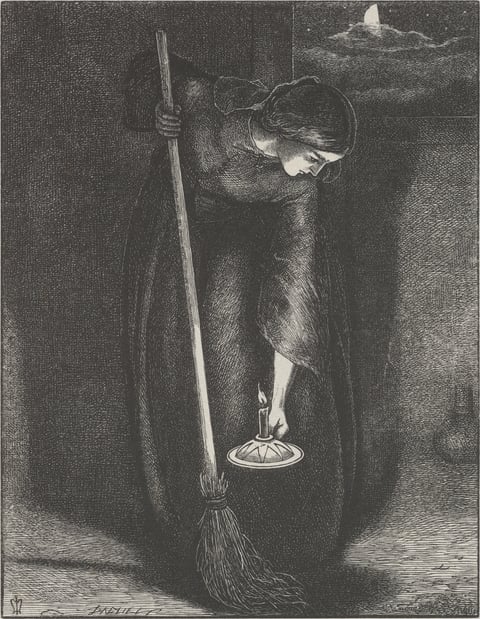 The Lost Piece of Money by John Everett Millais
